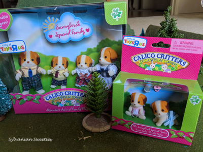 Calico Critters Sunnybrook Spaniel Family. Toys R Us exclusive