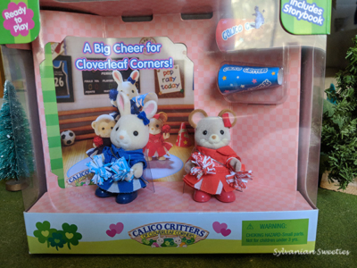Calico Critters Molly Mouse and Stacy Bunny Cheerleading Set