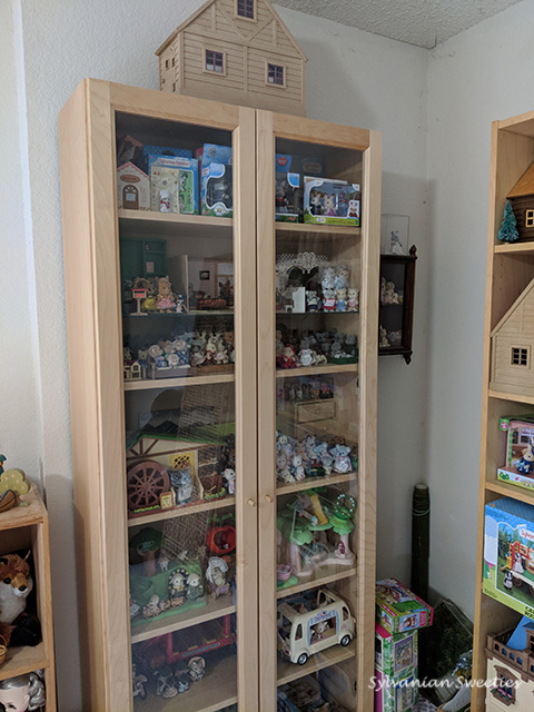 Glass Cabinet with Figures and Special Sets